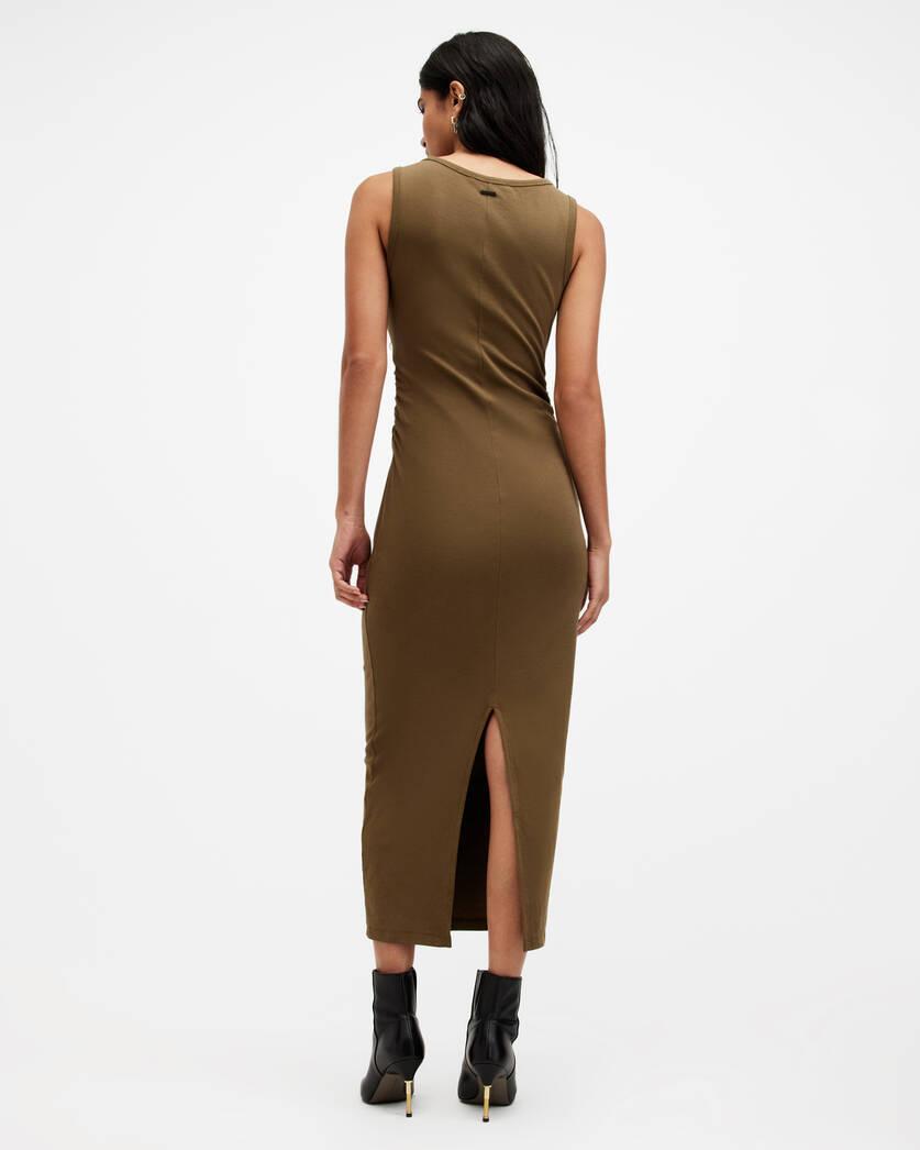 Katarina Boat Neck Slim Fit Maxi Dress Product Image