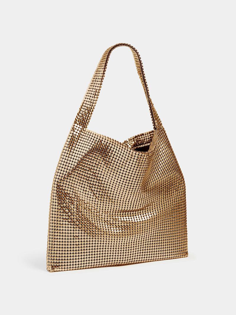 GOLD PIXEL METALLIC TOTE BAG Product Image