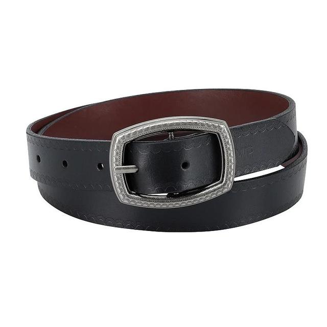 Womens Levis 2-In-1 Reversible Western Center Bar Buckle Leather Belt Product Image