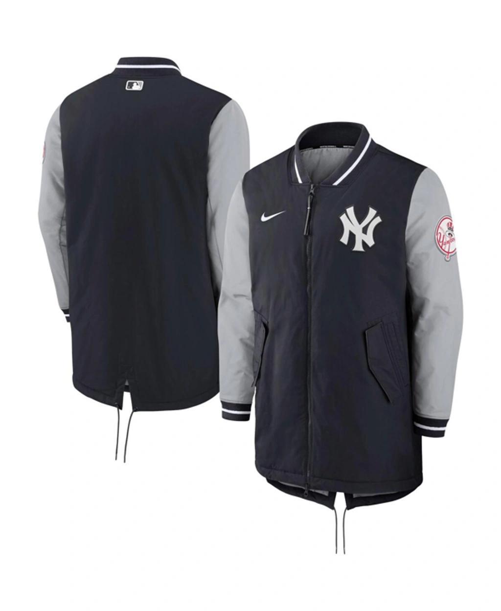 NIKE Men's  Navy New York Yankees Dugout Performance Full-zip Jacket Product Image