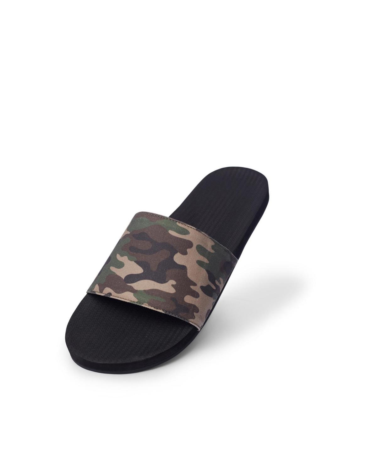 Indosole Womens Slide Camo - Black Product Image