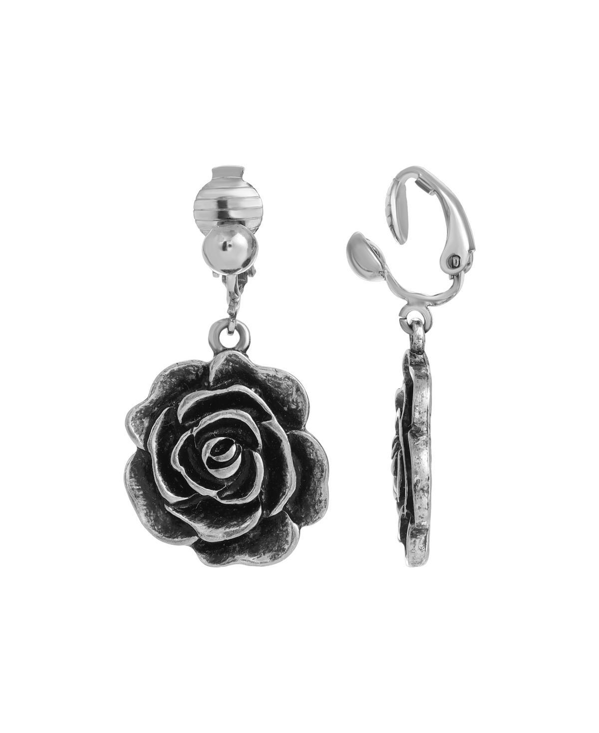 2028 Flower Clip Earrings Product Image