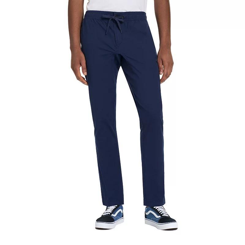 Mens Hurley Ripstop Jogger Pants Black Aqua Product Image