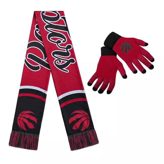 Womens Toronto Raptors Glove and Scarf Set Product Image