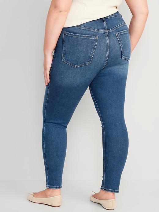 High-Waisted Rockstar Super-Skinny Jeans Product Image