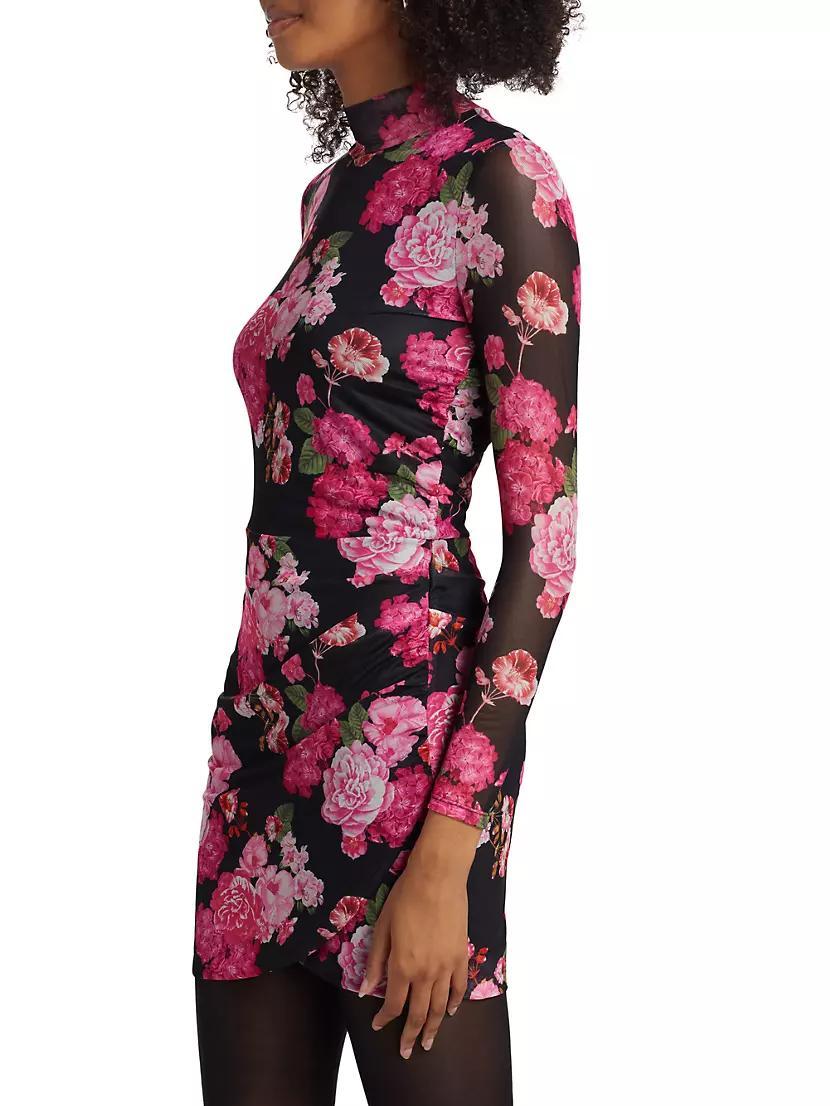 Talulla Floral Mesh Minidress Product Image