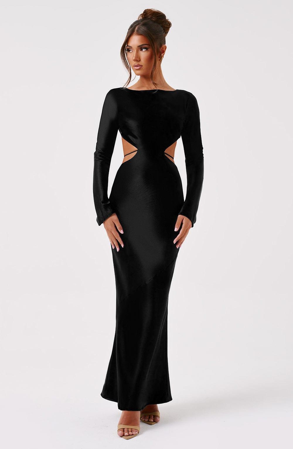 Rafi Maxi Dress - Black Product Image