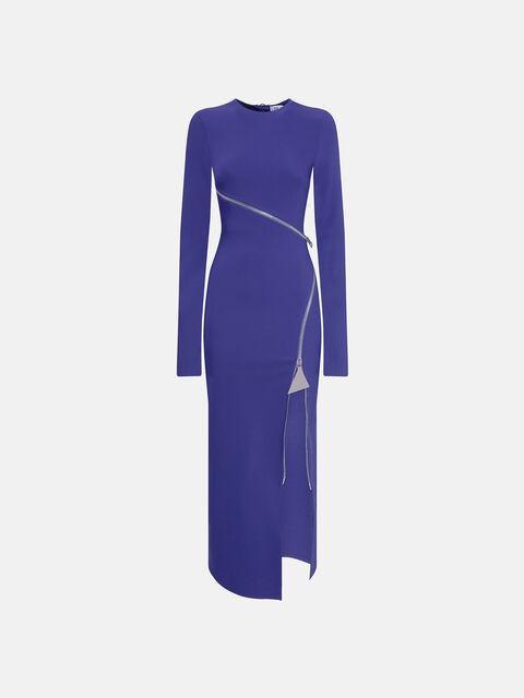 Blue midi dress Product Image