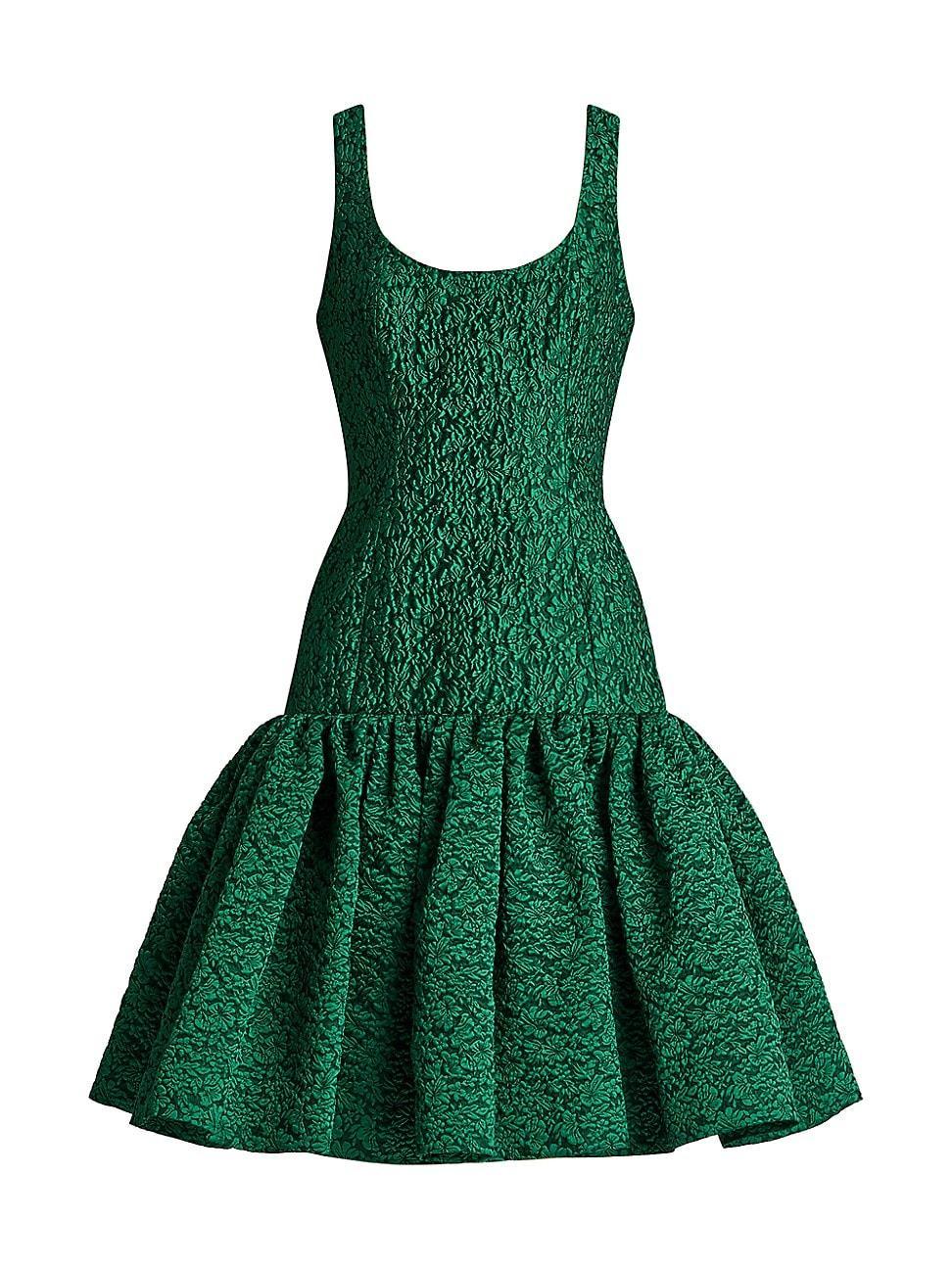 Jacquard Peplum Minidress Product Image