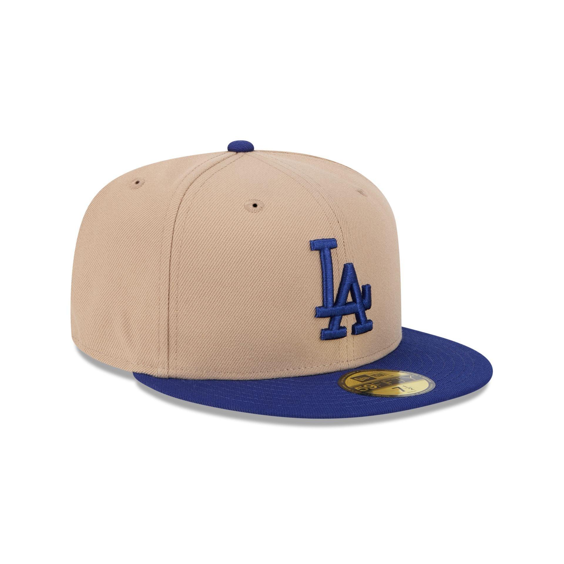 Los Angeles Dodgers Camel 59FIFTY Fitted Hat Male Product Image