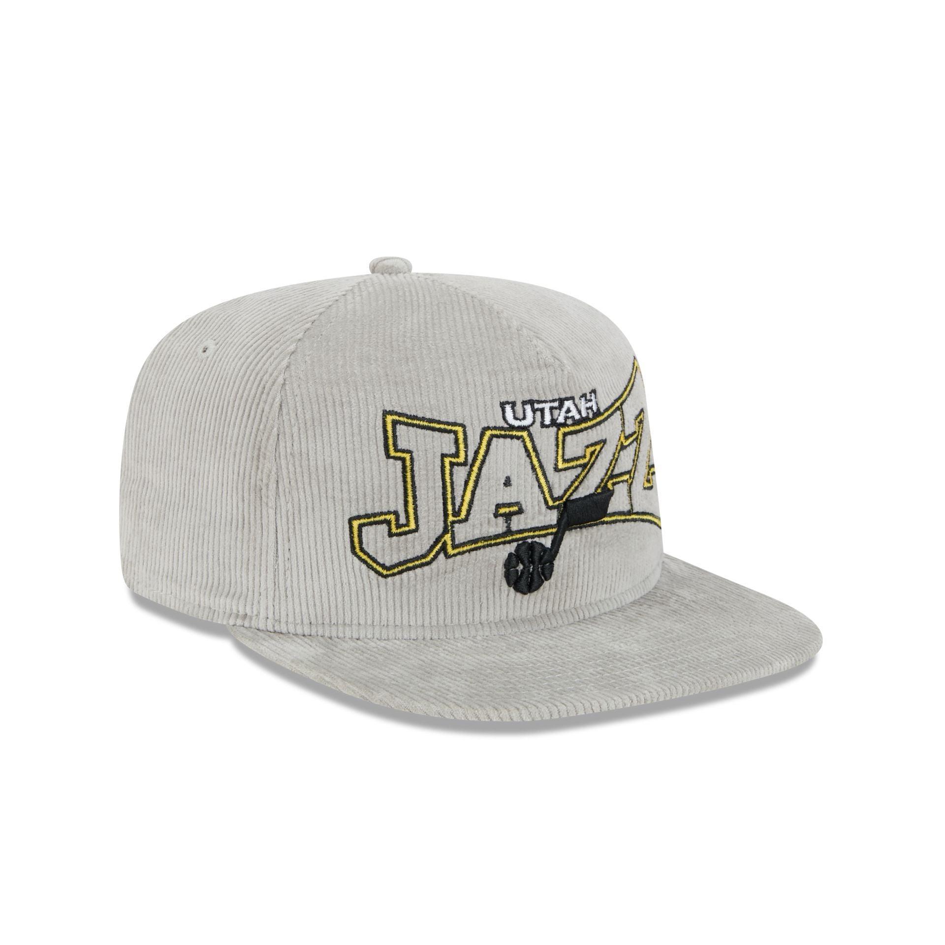 Utah Jazz Gray Cord Golfer Hat Male Product Image