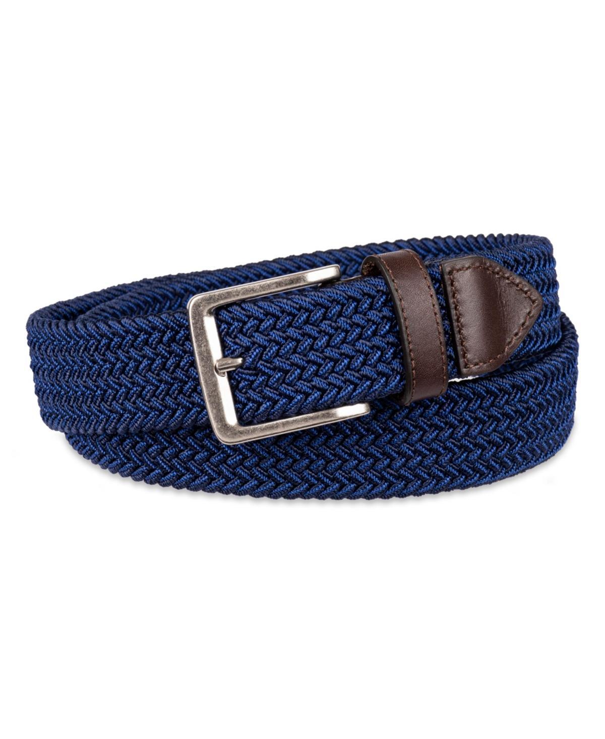 Tommy Bahama Mens Two-Tone Stretch Braided Web Belt Product Image