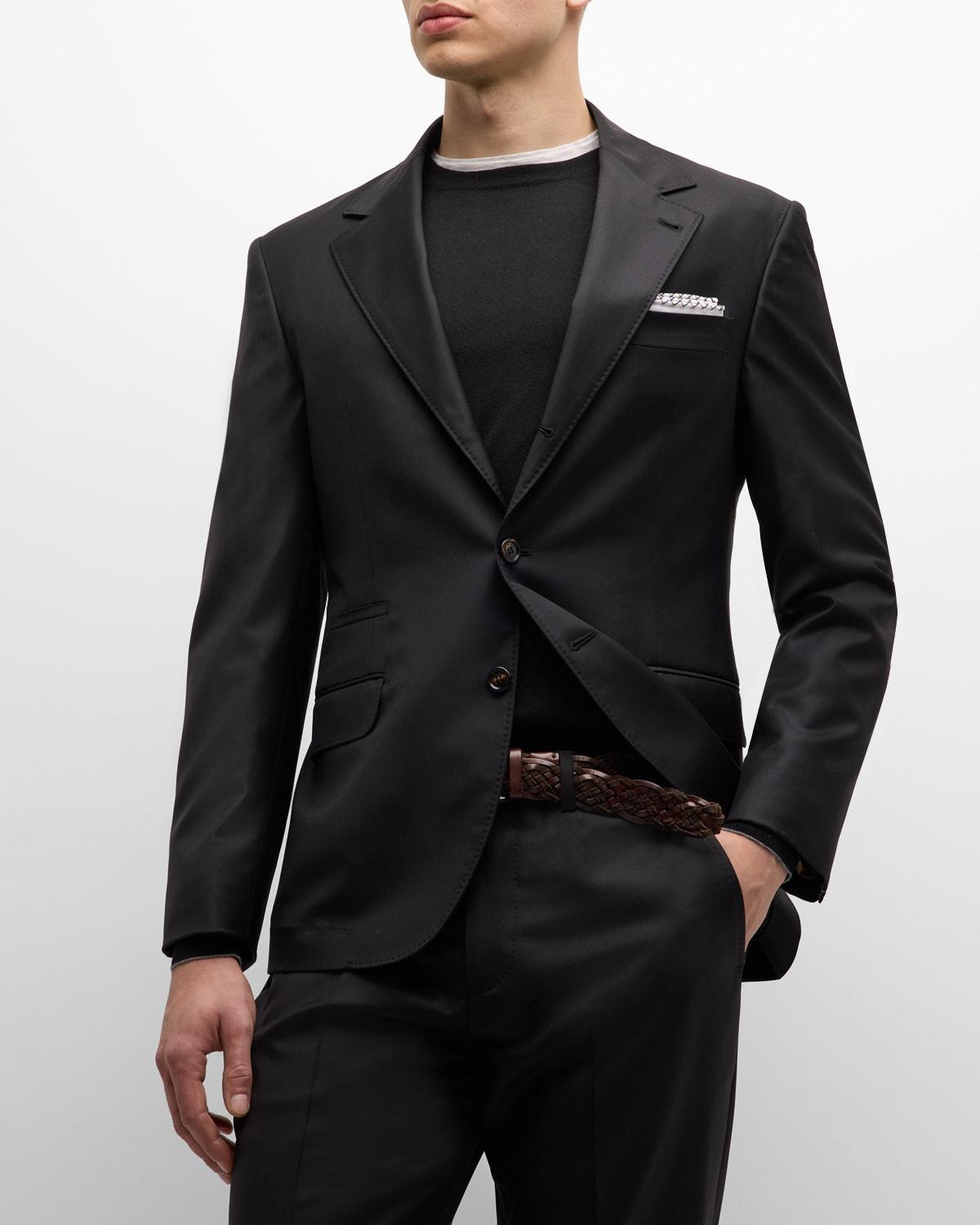 Mens Tasmanian Solid Virgin Wool Suit Product Image