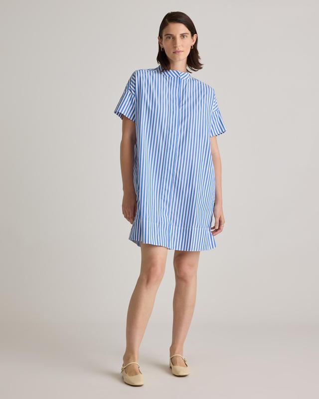 100% Organic Cotton Short Sleeve Shirt Dress Product Image