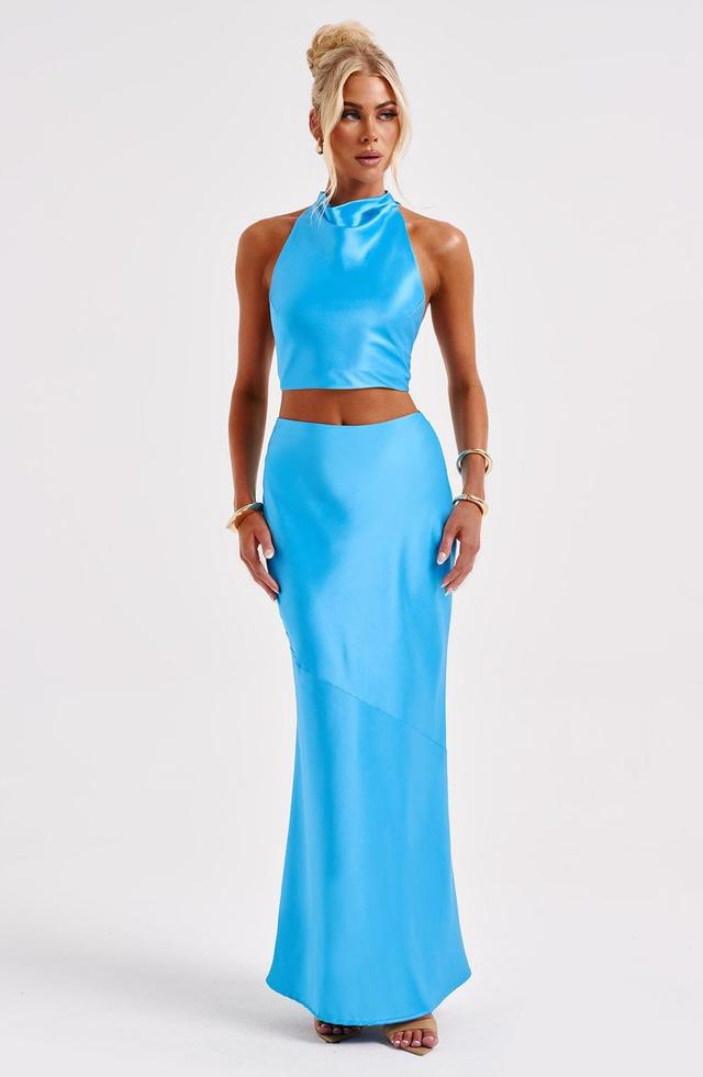 Zaylee Maxi Skirt - Blue Product Image