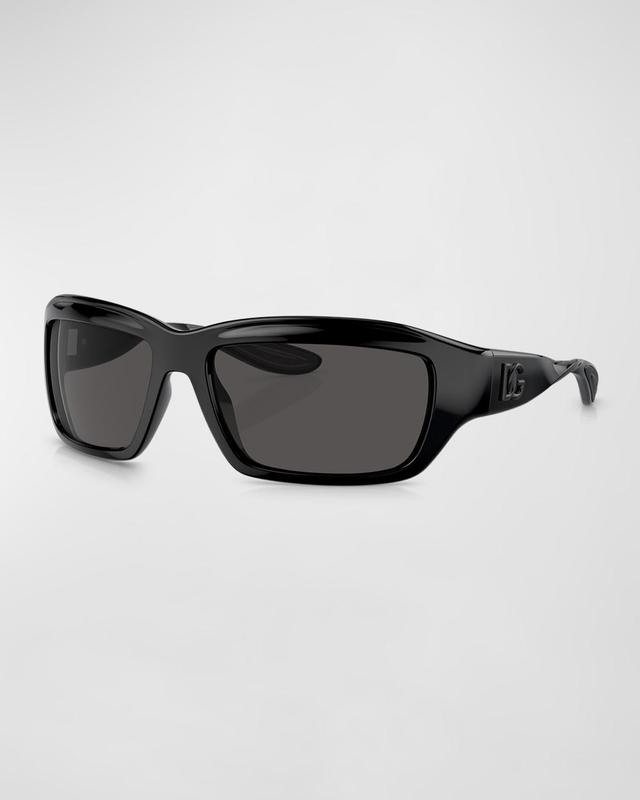 Mens Plastic Rectangle Sunglasses Product Image