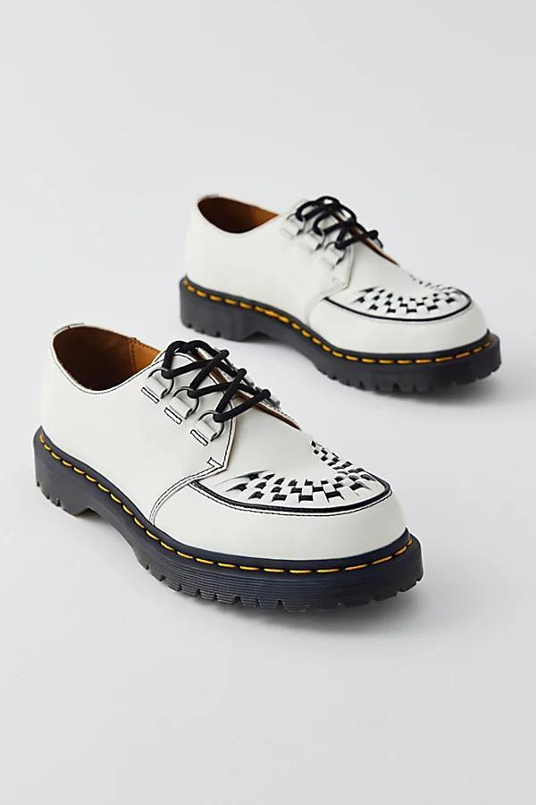 Dr. Martens Womens Ramsey Leather Woven Detail Oxfords Product Image