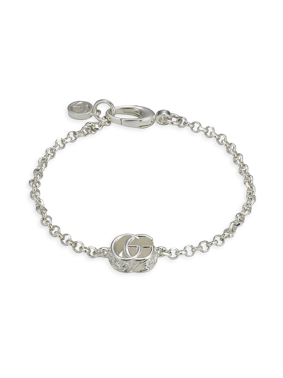 Womens GG Marmont Sterling Silver Bracelet Product Image