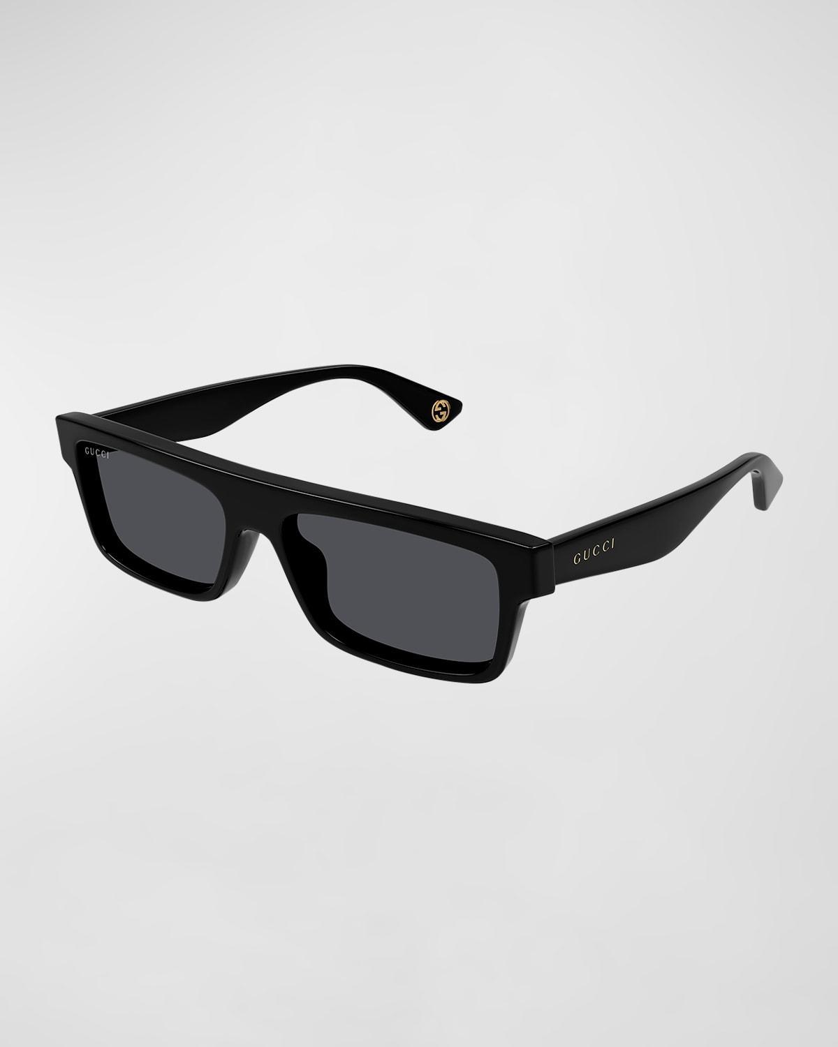 Mens Plastic Rectangle Sunglasses Product Image