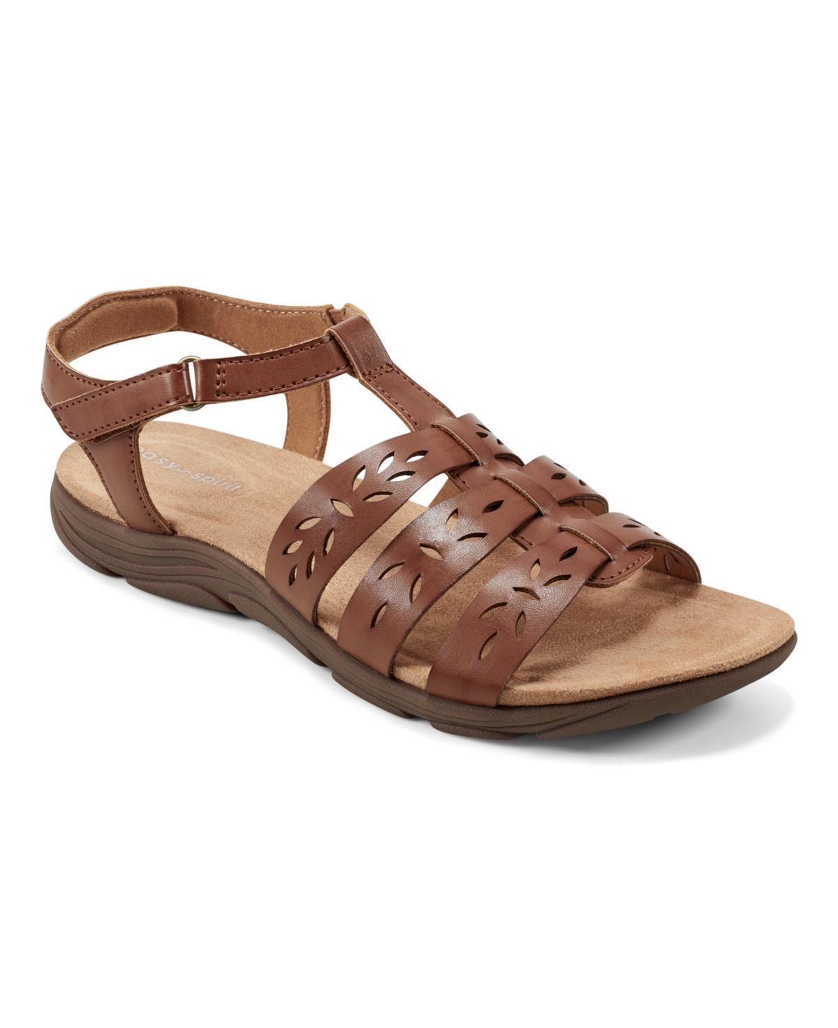 Easy Spirit Womens Luisa Round Toe Strappy Flat Sandals Product Image