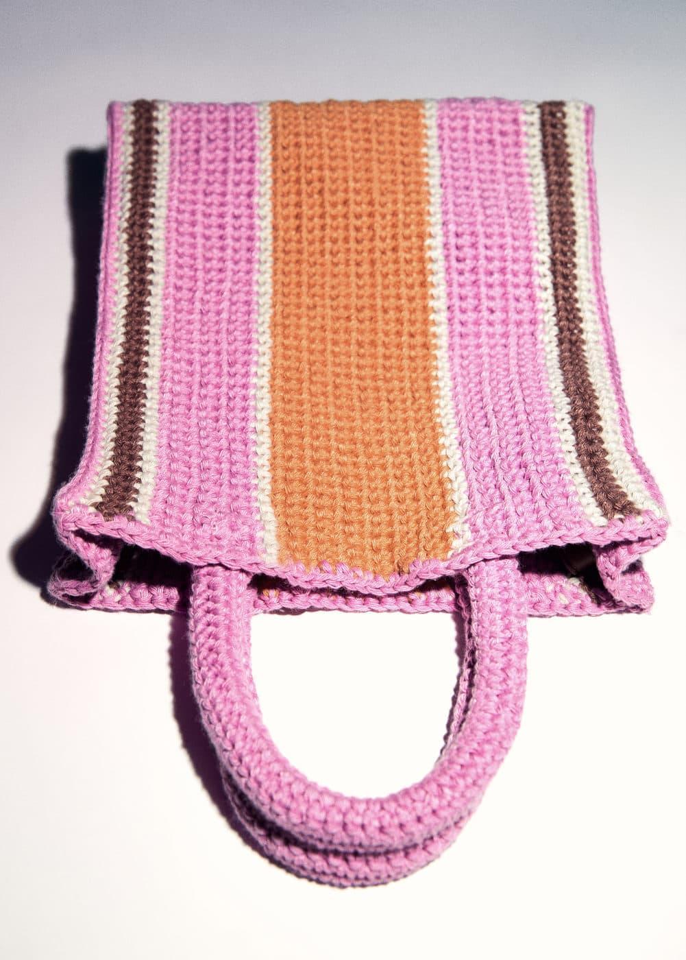 MANGO - Crochet shopper bag - One size - Women Product Image