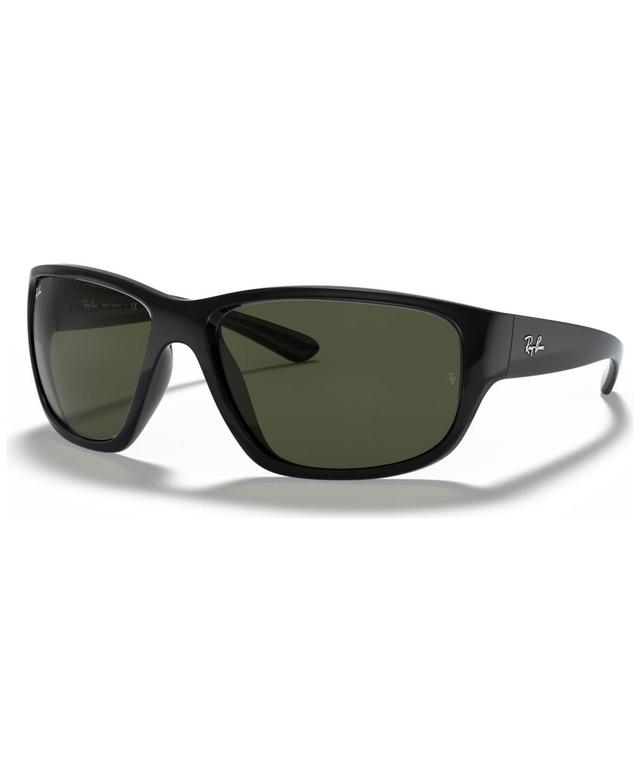 Ray-Ban Mens Sunglasses, RB4300 63 - Matte Black Product Image