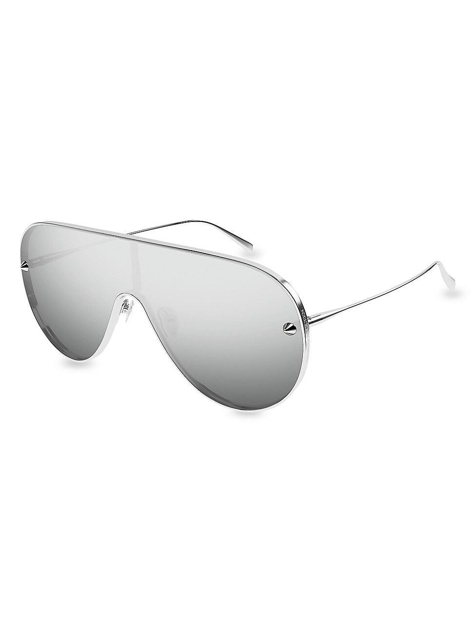 Womens Metal Studs 99MM Pilot Sunglasses Product Image