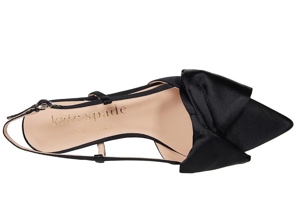 kate spade new york Marseille Satin Bow Slingback Dress Pumps Product Image