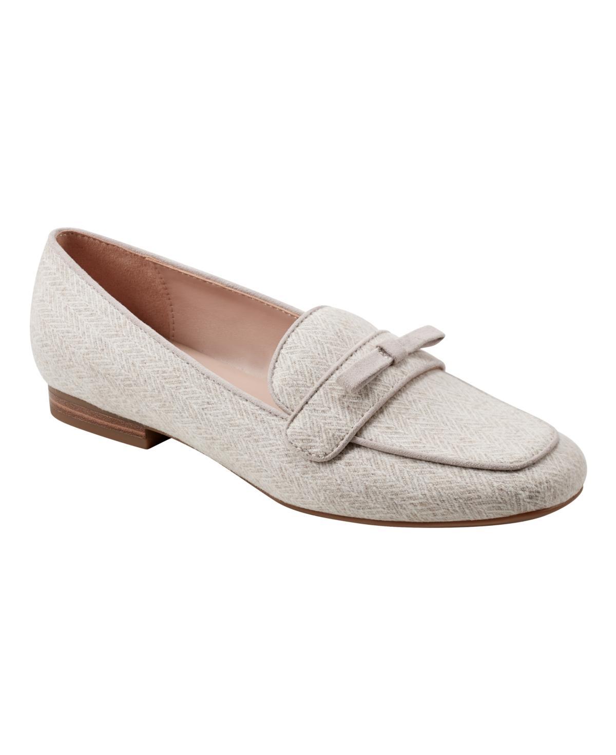 Bandolino Womens Meonna Square Toe Bow Detail Loafers Product Image