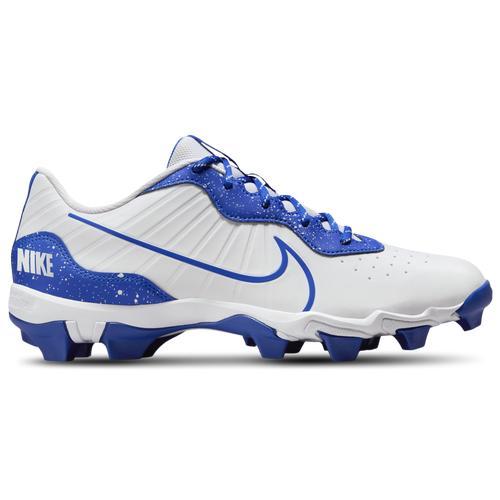 Nike Mens Nike Alpha Huarache 4 Keystone - Mens Baseball Shoes White/Hyper Royal Product Image