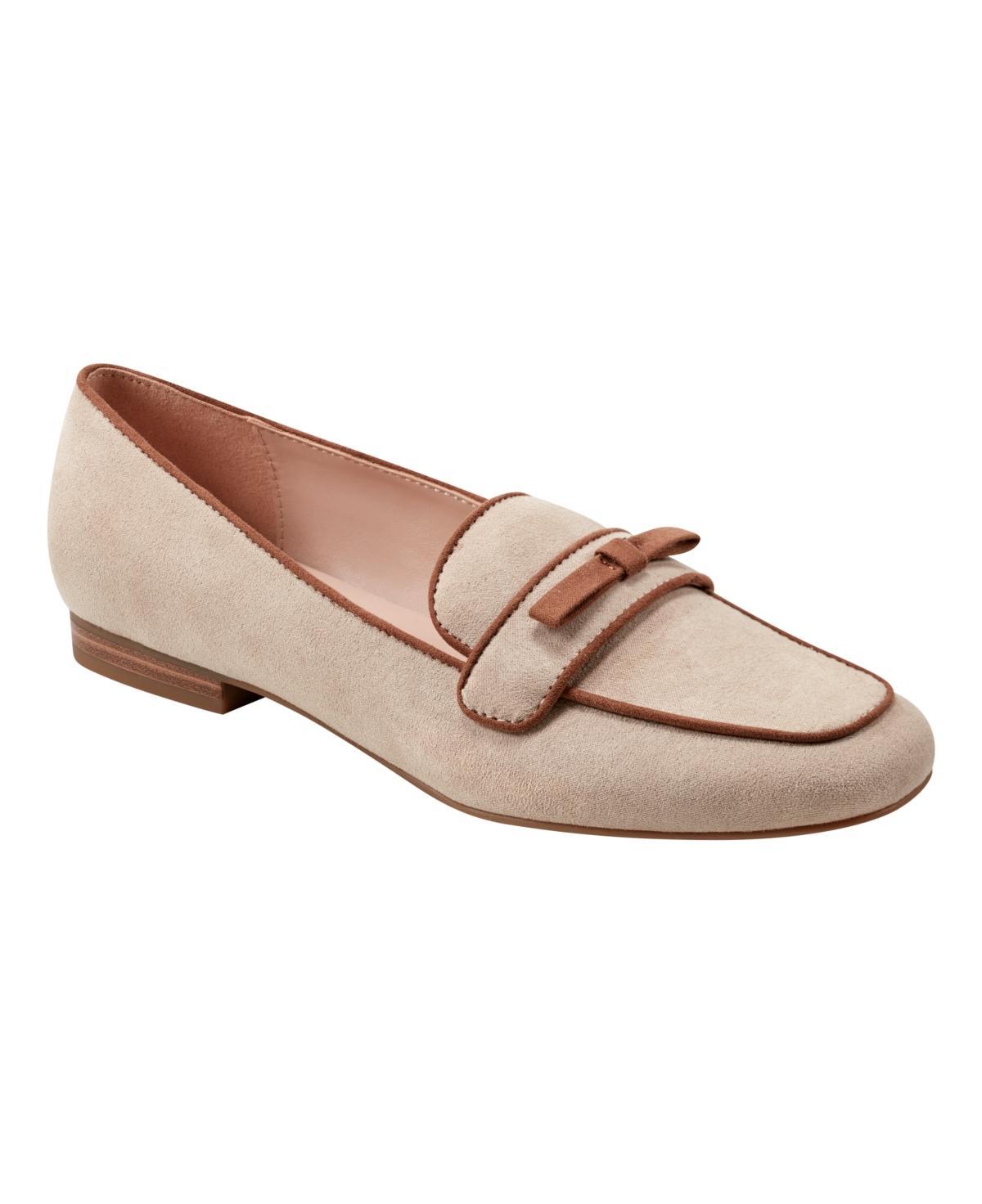 Bandolino Womens Meonna Square Toe Bow Detail Loafers Product Image