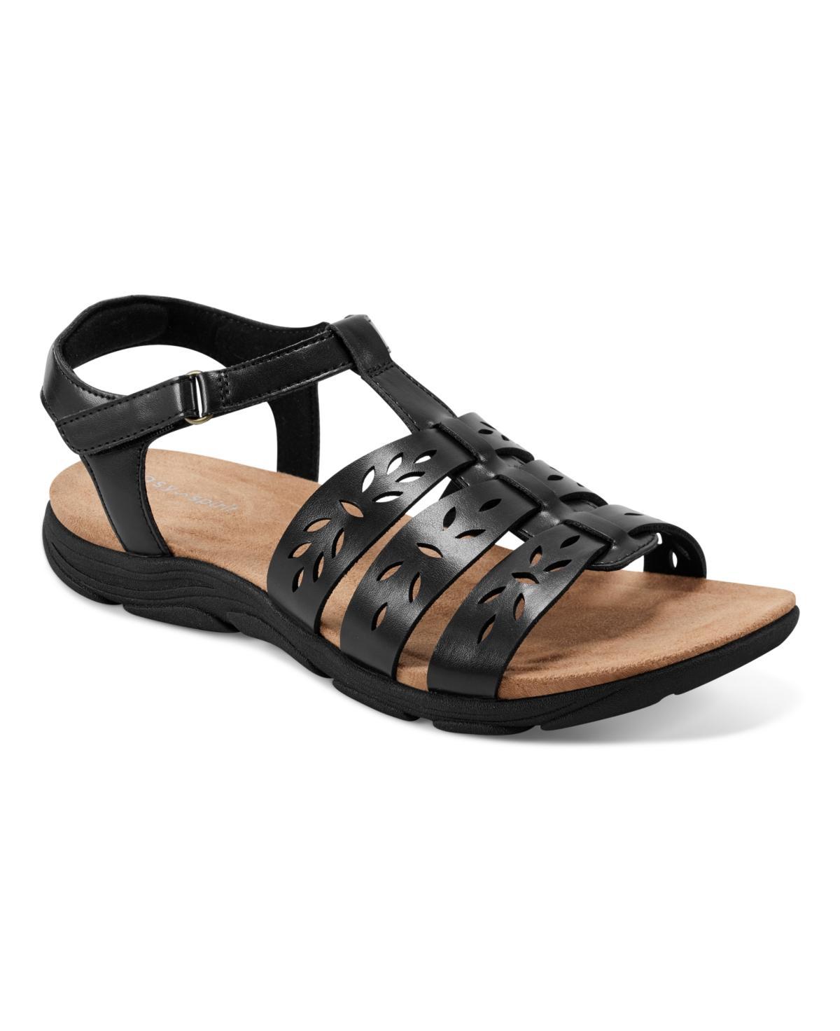 Easy Spirit Womens Luisa Round Toe Strappy Flat Sandals Product Image