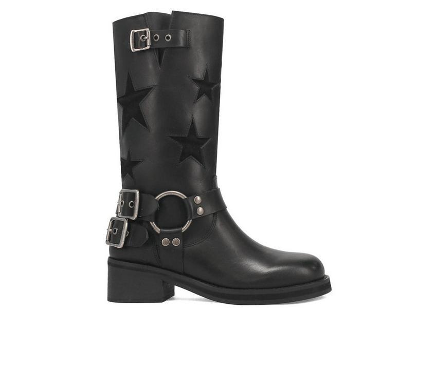 Women's Dingo Boot Blacklist Mid Calf Moto Boots Product Image