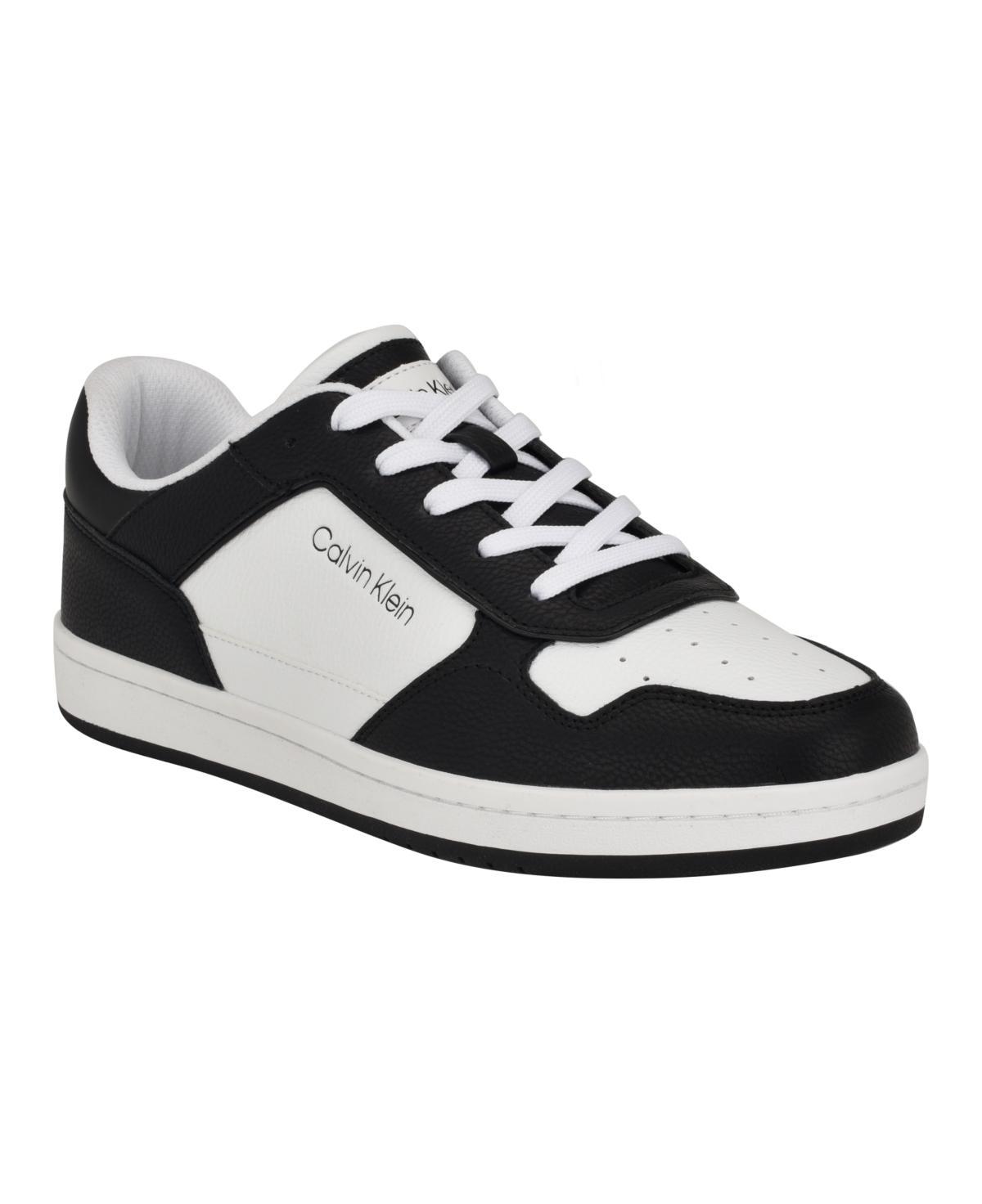 Calvin Klein Mens Landy Round Toe Lace-Up Sneakers Product Image