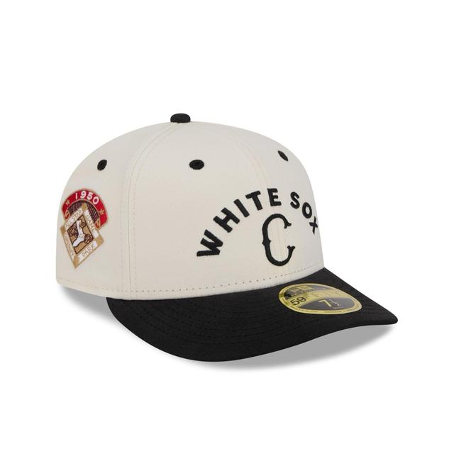 Chicago White Sox Vintage Stack Low Profile 59FIFTY Fitted Hat Male Product Image