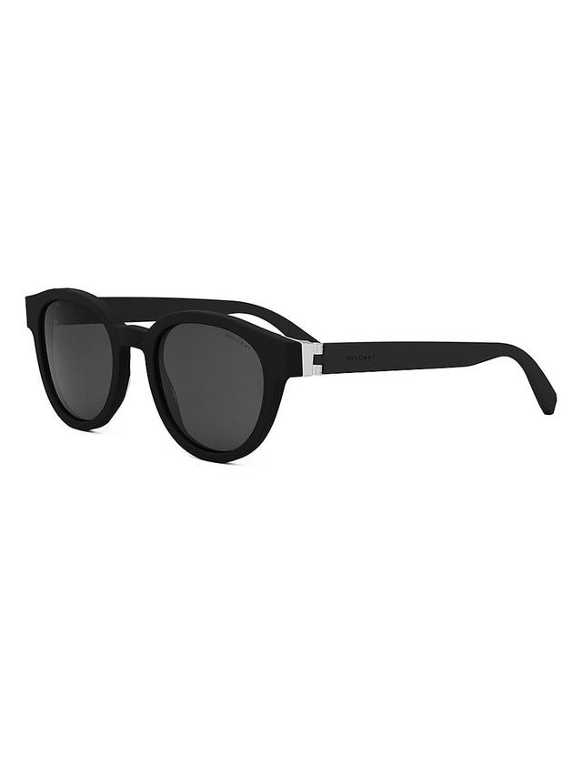 Mens Aluminium 51MM Round Sunglasses Product Image