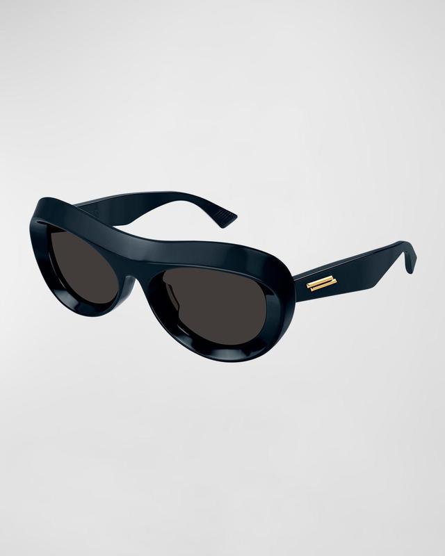 Mens Round Acetate Sunglasses Product Image