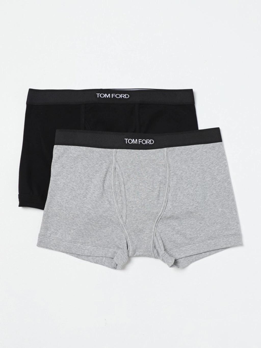 TOM FORD Cotton Blend Boxer Briefs, Set Of 2 In Multicolour Product Image