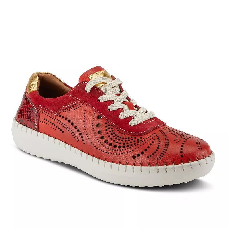 Spring Step Jumilla Womens Leather Sneakers Product Image