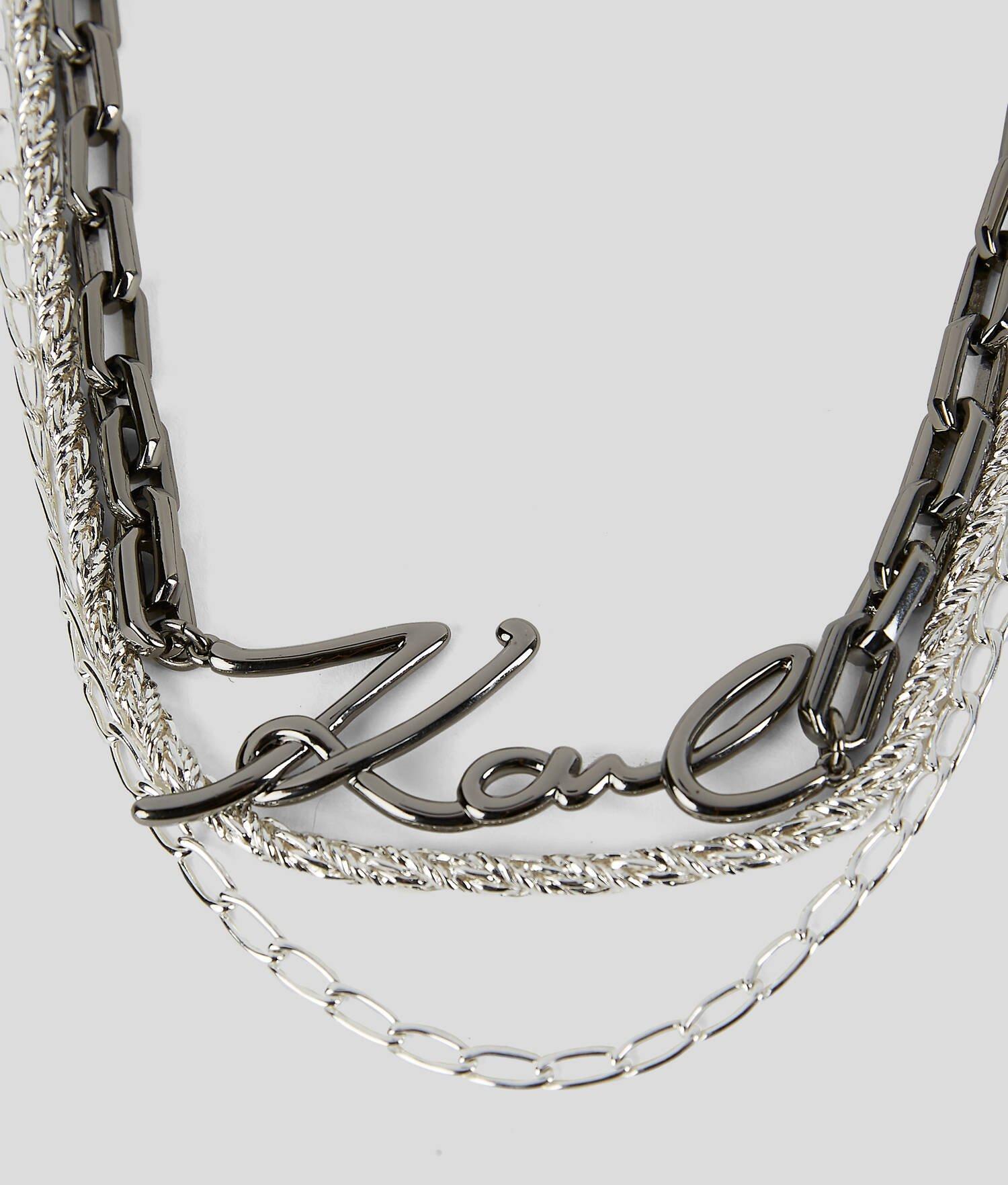 K/SIGNATURE MULTI-CHAIN NECKLACE Product Image