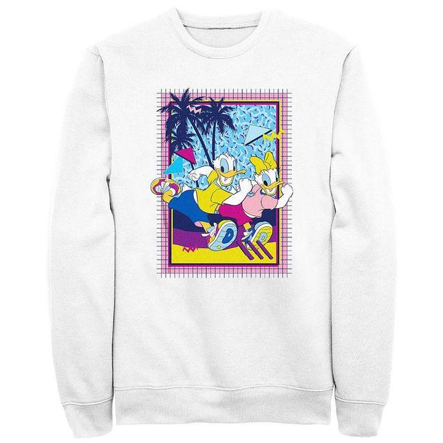 Disneys Donald Duck & Daisy Mens Couple Run Fleece Sweatshirt Product Image