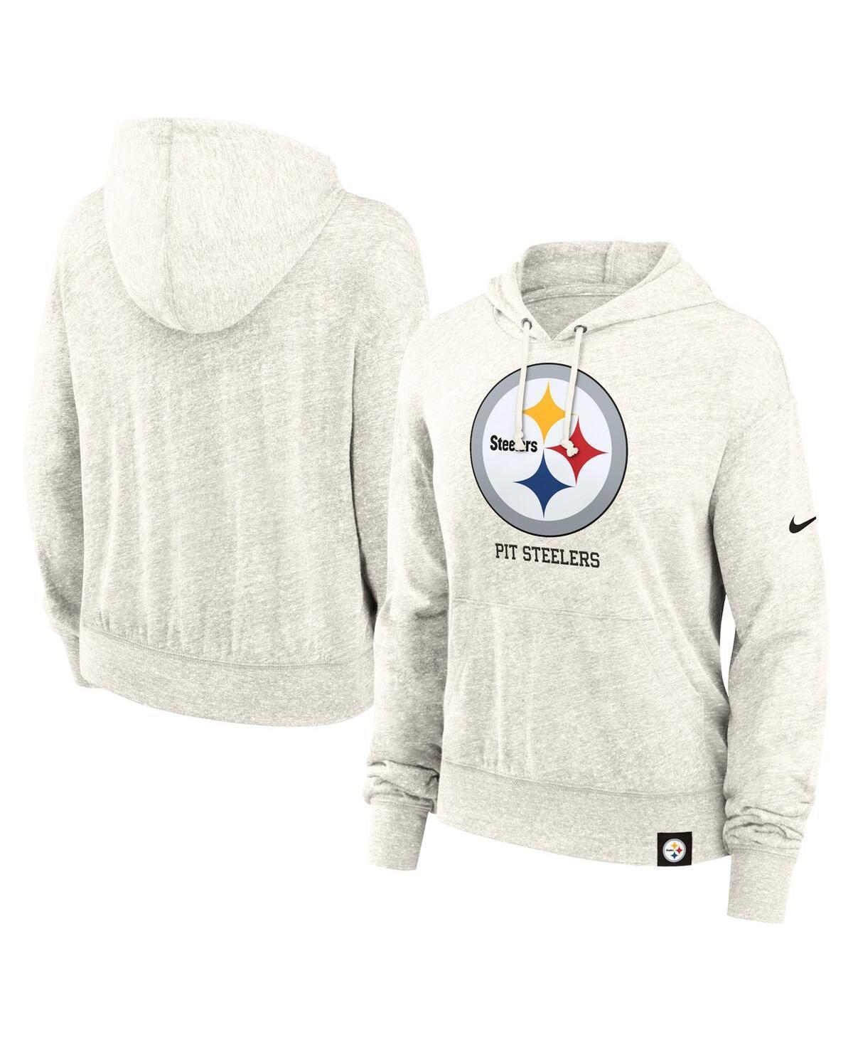 Pittsburgh Steelers Gym Vintage Women's Nike NFL Pullover Hoodie Product Image