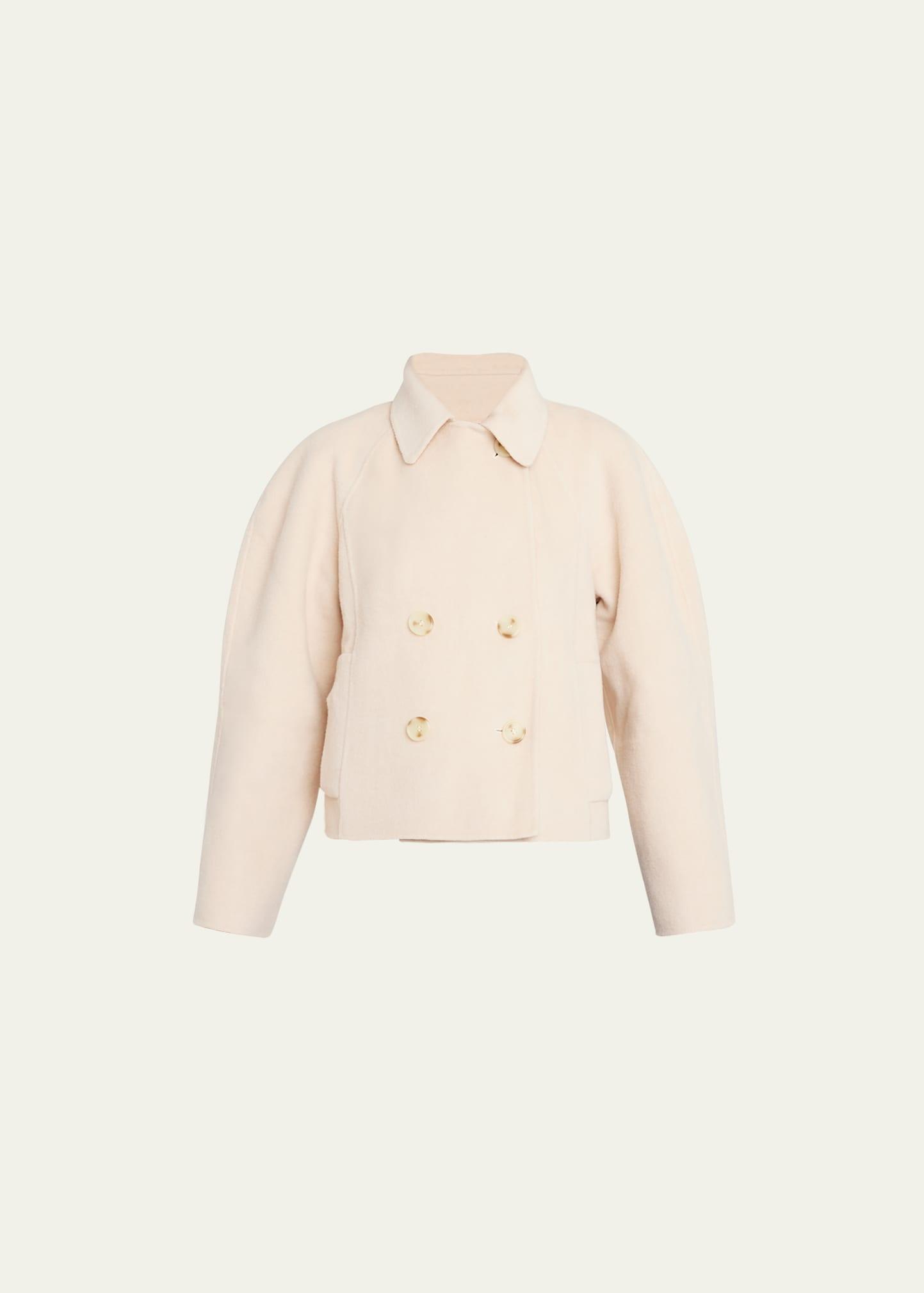 Womens Coralie Wool-Blend Cropped Jacket Product Image