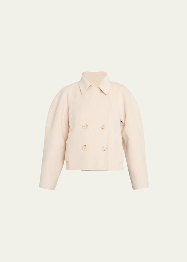 Womens Coralie Wool-Blend Cropped Jacket Product Image