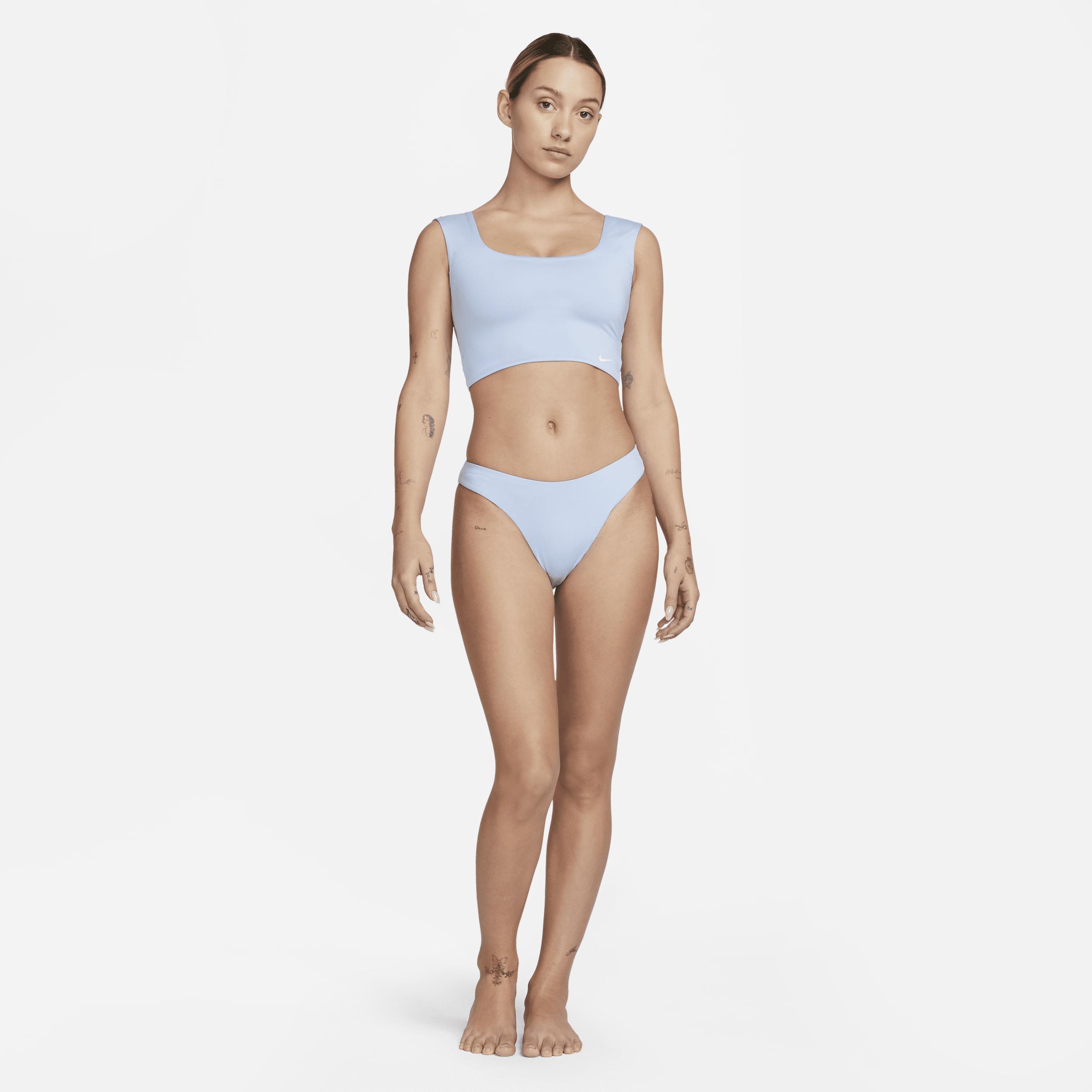 Nike Women's Essential Sling Bikini Swim Bottom in Blue, Size: 2XL | NESSC230-451 Product Image