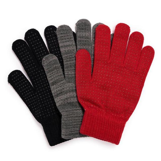 Womens MUK LUKS 3 Pair Pack of Gloves Product Image