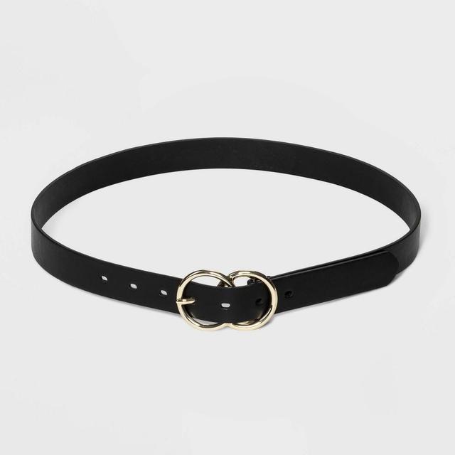 Womens Double Buckle Belt - A New Day Product Image