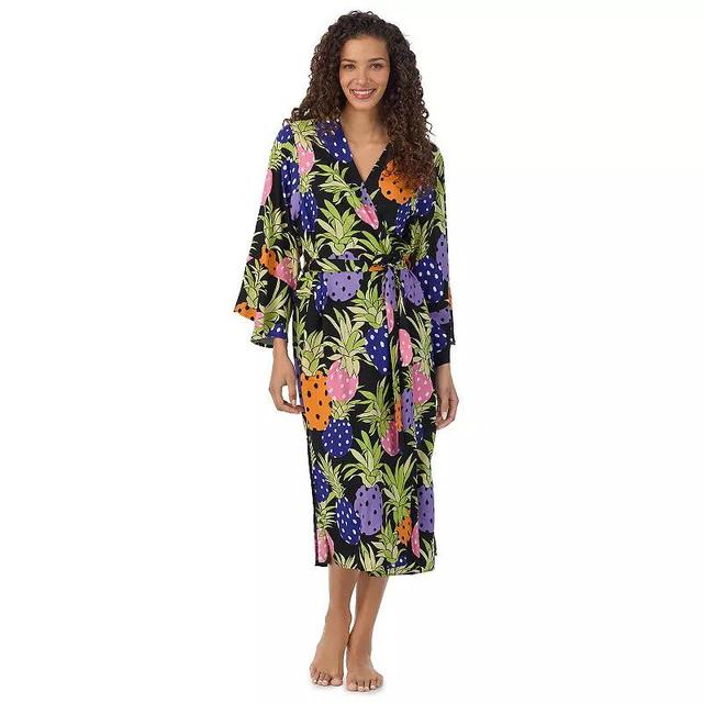 Womens Beauty Sleep Social Woven Midi Robe Product Image