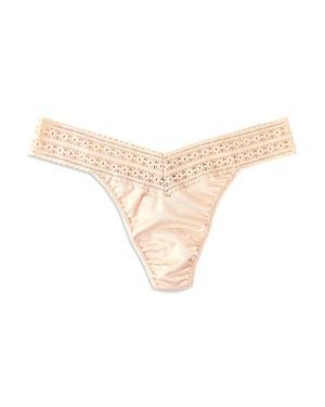 Hanky Panky Dream Lace Trim Modal Original Rise Thong Product Image