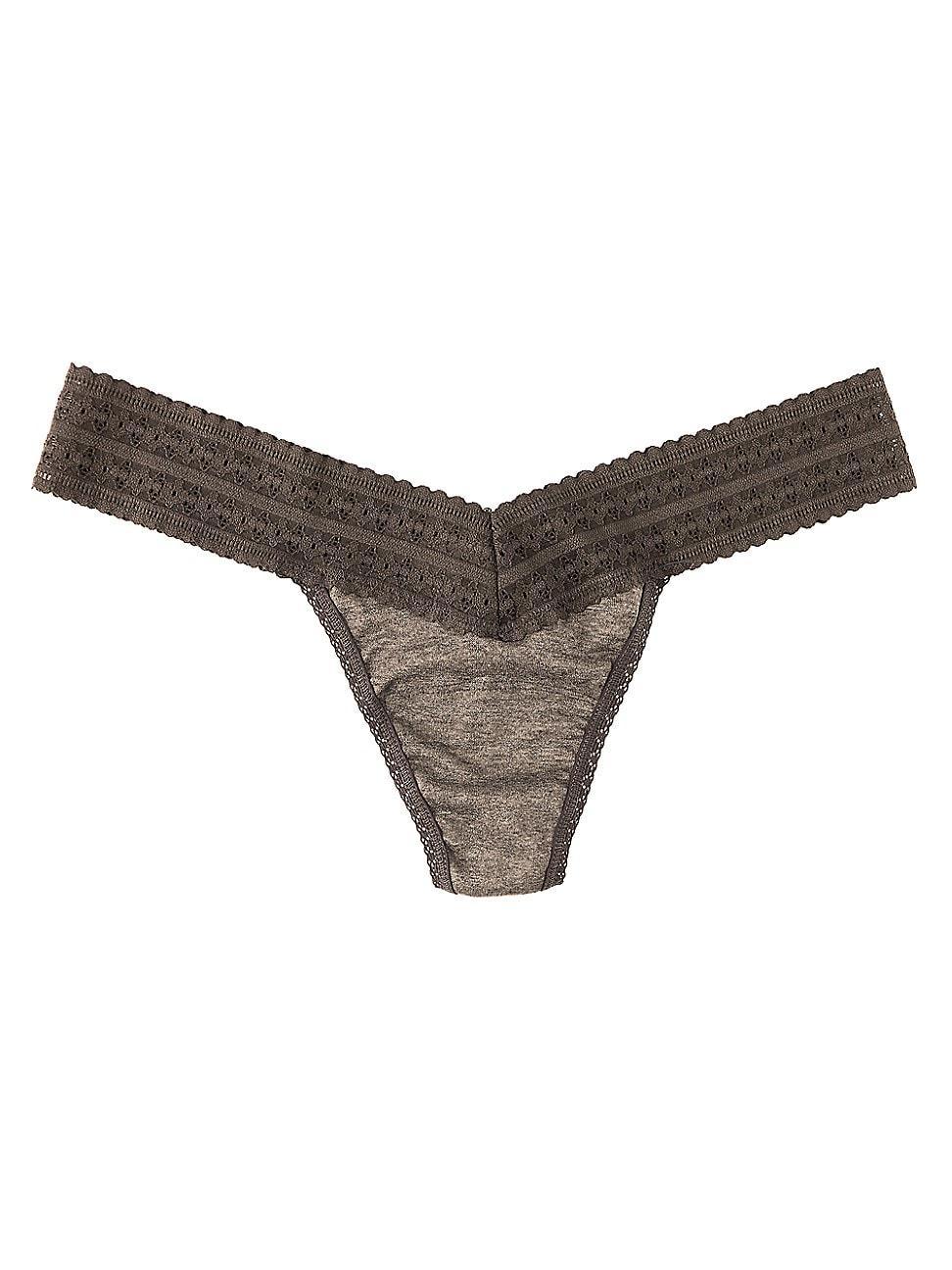 Womens Dream Heather Low-Rise Thong Product Image